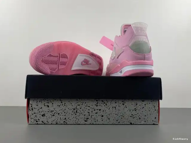 Kick Theory PINK X OFF-WHITE 4 JORDAN 0509